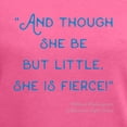 thumbnail image 3 of CafePress - Little But Fierce! Women's V Neck Dark T Shirt - Women's V-Neck Dark T-Shirt, 3 of 3