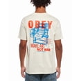 thumbnail image 2 of Obey mens T-Shirt, m, Cream, 2 of 3