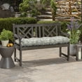 thumbnail image 5 of ARDEN Outdoor Plush Classic Tufted Bench Cushion, 48 x 18, Rain-Proof, Fade Resistant, Tufted Bench Cushion for Bench and Swing Neutral Aurora Damask, 5 of 6