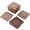 Brown, variant on TigBond 12"x12"Interlocking Deck Tiles,Anti-Slip Flooring,Plastic Floor Tile,Waterproof Paver Tile for Patio,Garage|Heavy-Duty,Easy DIY Installation