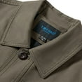 thumbnail image 3 of DecSea Men's Casual Shirt Jacket Cotton Linen Shacket Lightweight Work Coat Button Down Overshirt, 3 of 7