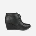 thumbnail image 3 of Dream Pairs Women's Casual Fashion Lace-Up Wedge Ankle Booties Low Heel Design, 3 of 7