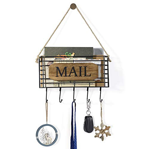 NEW Sriwatana Mail Key Holder Mail Organizer Wall Mount Small Size Hanging Mail 