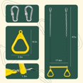 thumbnail image 2 of Swing Set Accessories LadyRosian 17 Gym Swing Bar, 2 of 8