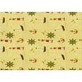 thumbnail image 1 of Ahgly Company Indoor Rectangle Patterned Orange Gold Area Rugs, 6' x 9', 1 of 6