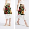 thumbnail image 4 of Cactus Beach Skirts Summer Dress Chiffon Women's Casual Polyester Strap Beach Dress for Summer Beach Party, 4 of 6
