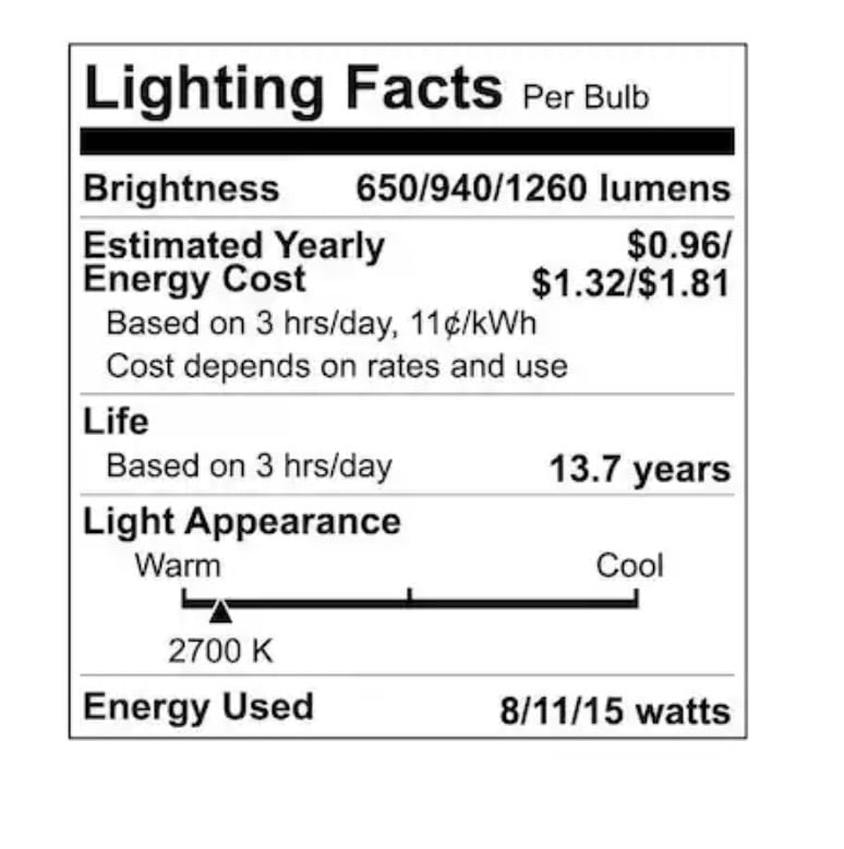 EcoSmart Universal Select 65/75/90-Watt Equivalent BR30 Dimmable LED Flood Light Bulb with Selectable Color Temperature (6-Pack)