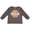 Charcoal Grey, variant on Inktastic Cowboy Vintage Logo Boys Long Sleeve Toddler T-Shirt