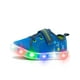 thumbnail image 4 of Tenis Bubble Gummers Tren I para Niño Luces Ajuste Velcro azul marino 15, 4 of 7