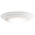 thumbnail image 1 of Kichler 43846WHLED30 Downlight Gen I 1 Light Downlight LED 3000K Flush Mount, White, 1 of 1