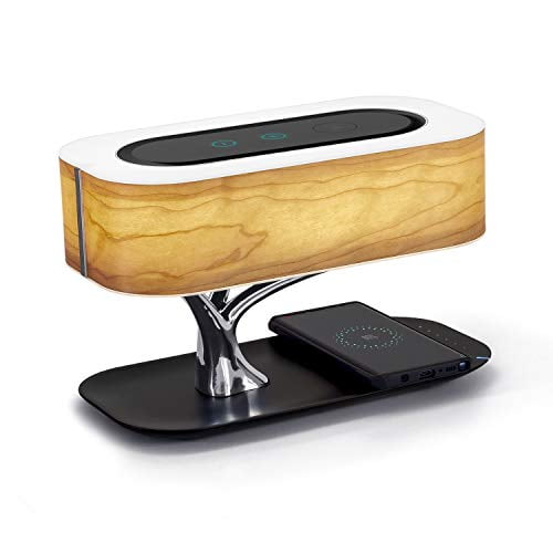 Masdio By Ampulla Bedside Lamp With Bluetooth Speaker And Wireless Charger Table Desk Sleep Mode Stepless Dimming Canada Masdio By Ampulla Bedside Lamp With, Wireless Bedside Lamps