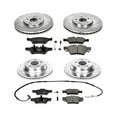 thumbnail image 3 of PowerStop Front and Rear Z23 Evolution Sport Carbon-Fiber Ceramic Brake Pad and Drilled & Slotted Rotor Kit Fits: MERCEDES-BENZ Select Models K4516, 3 of 10
