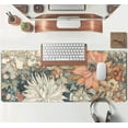 thumbnail image 4 of Japanese Minimalist Floral Desk Mat Aesthetic Flowers XL Large Extended Gaming Mouse Pad with Stitched Edges, Big Laptop Computer Keyboard and Mouse Mat for Girl Women Office Decor 31.5x11.8 in, 4 of 6