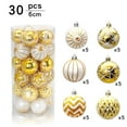 thumbnail image 5 of Stijggn 30pcs Colored Christmas Balls Decoration Christmas Outdoor Decorations Shatterproof Xmas Balls Ornament, Hanging Ball Ornament for Xmas Tree Holiday Decor, 5 of 11