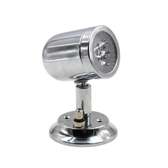 Speravity Reemplazo de lámpara de lectura RV para coche, barco, luz LED de acero inoxidable, equipo de iluminación para yates, accesorios modificados, Accesorios para vehículos recreativos Speravity VI016435-00