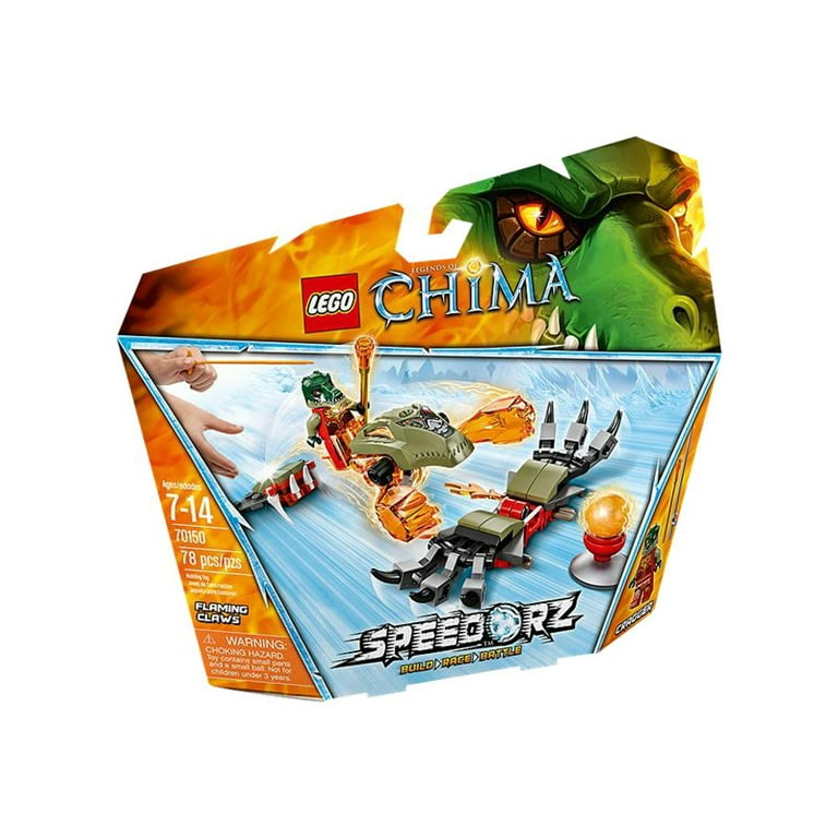 vegetation madlavning vandfald LEGO Legends of Chima Speedorz 70150 - Flaming Claws - Walmart.com