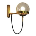 thumbnail image 2 of Lámpara de Pared LED de Cristal Sunnimix Estilo Industrial Bronce, 2 of 8
