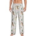 thumbnail image 1 of Kdxio German Shepherd Dog Pattern Men's Pajama Pants, Elastic Waist with Drawstring and Pockets, Comfortable Loungewear-X-Large, 1 of 6