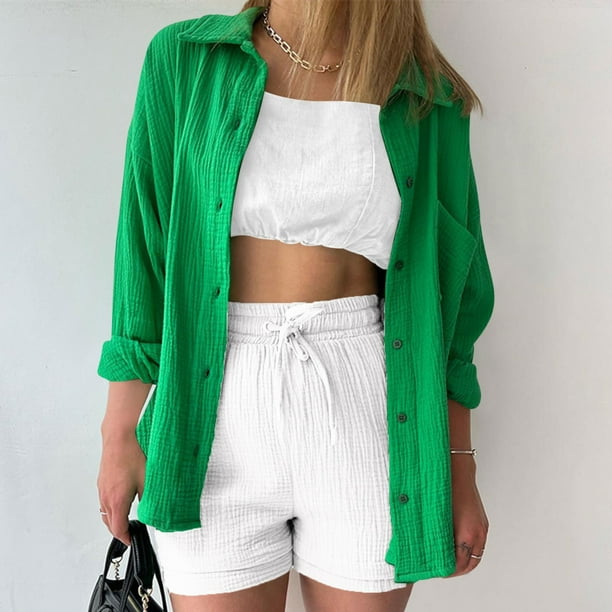 Chaquetas y abrigos casuales sin capucha de manga larga para mujer, camisa de manga larga, abrigo para mujer