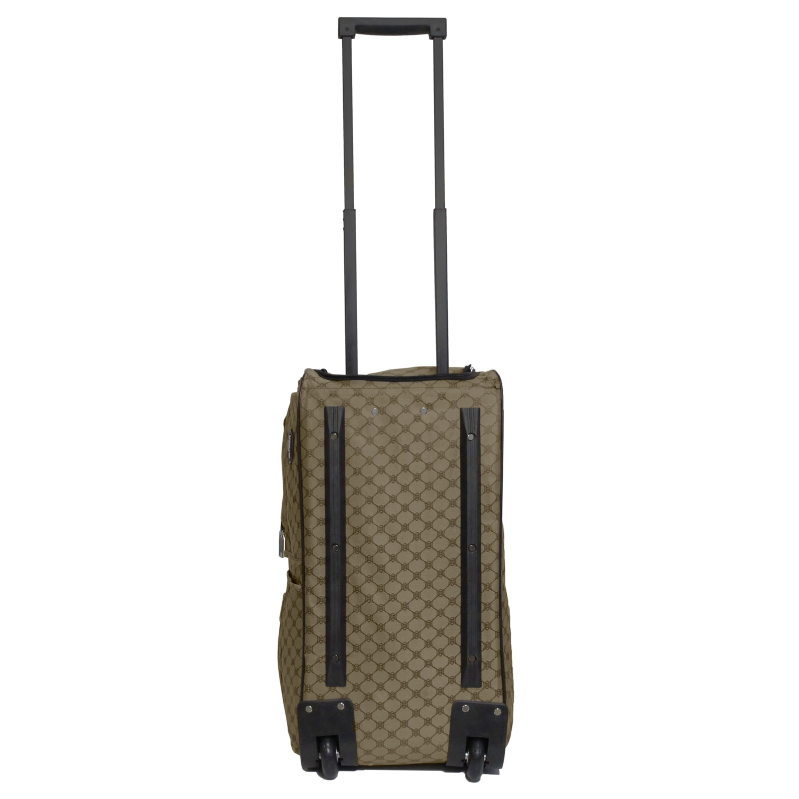 American Hipack Deluxe 22-inch Carry-On Rolling Duffle Bag - Dark Brown