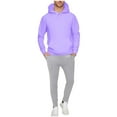thumbnail image 2 of PNTUTB Men's Tracksuit 2 Piece Hooded Athletic Sweatsuits Casual Solid Color Long Sleeve Pullover Sport Suit Sets, 2 of 6