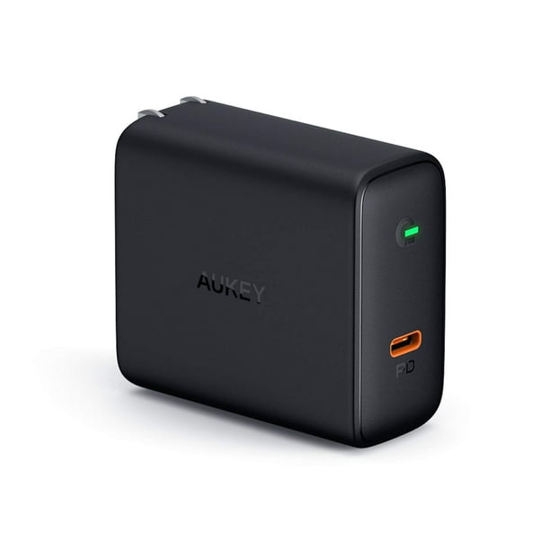 Aukey 60w Pd Wall Charger With Ganfast Technology Compatible Iphones And More Usb C Devices Walmart Com Walmart Com