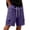 Purple, variant on Shorts for Men Elastic Drawstring Mesh Panel Cargo Summer Multi Flap Storage Pocket Quick Dry Breathable Casual Shorts Loose Knee-Length Bermuda Shorts for Hiking Fishing