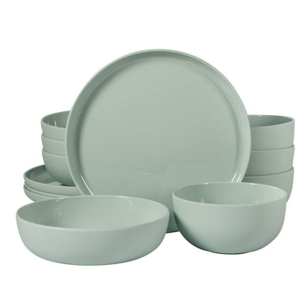 Gibson Home Candy Skies 12 Piece Unbreakable Wheat Straw Melamine Plates and Bowls Dinnerware Set – Outdoor Camping & Everyday Use – Matte Exterior/Shiny Interior Green Gibson Home Candy Skies 12 Piece Unbreakable Wheat Straw Melamine Plates and Bowls Dinnerware Set – Outdoor Camping & Everyday Use – Matte Exterior/Shiny Interior Green
