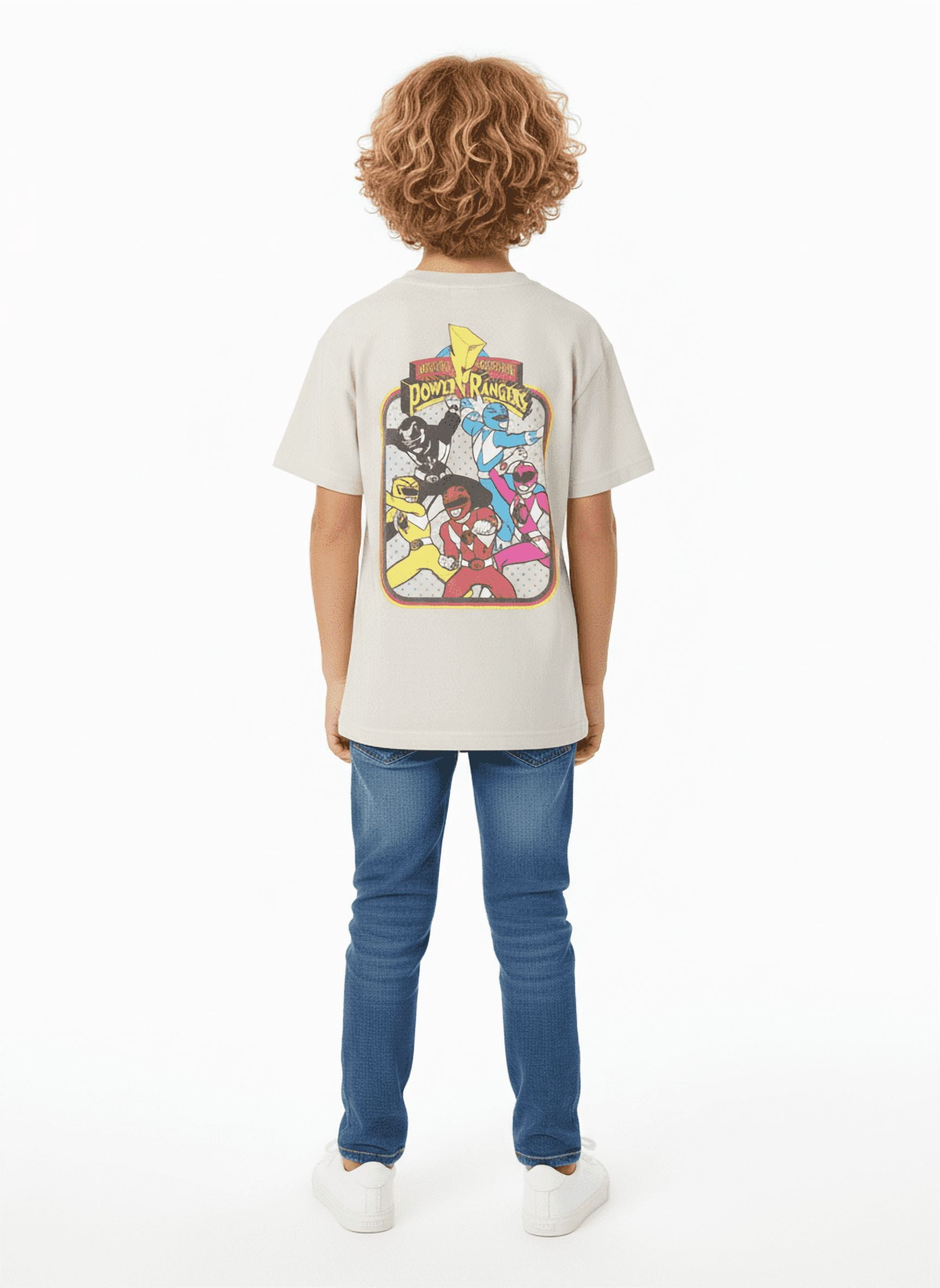 Power Rangers Boys Mineral Wash Mighty Morphin Graphic Tee, Sizes 4-18