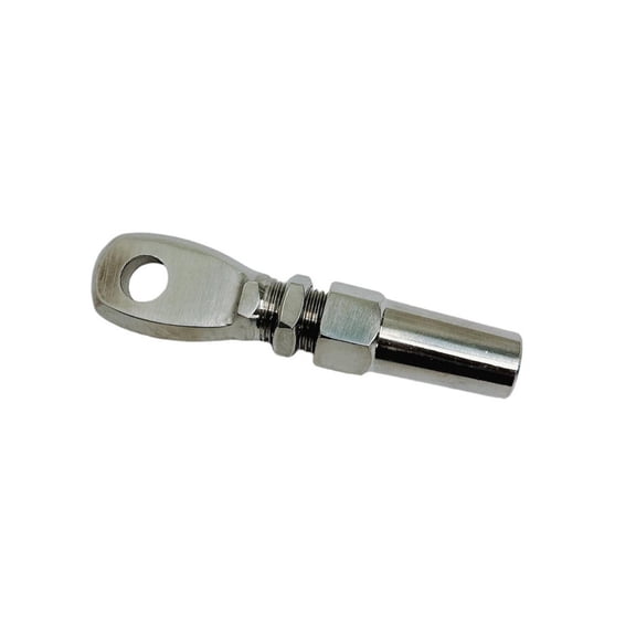 Marine Boat 1/8" Swageless Eye Cable Rail Railing Wire Rope Stainless Steel