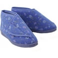 thumbnail image 2 of Comfylux Womens Andrea Floral Bootee Slippers, 2 of 4