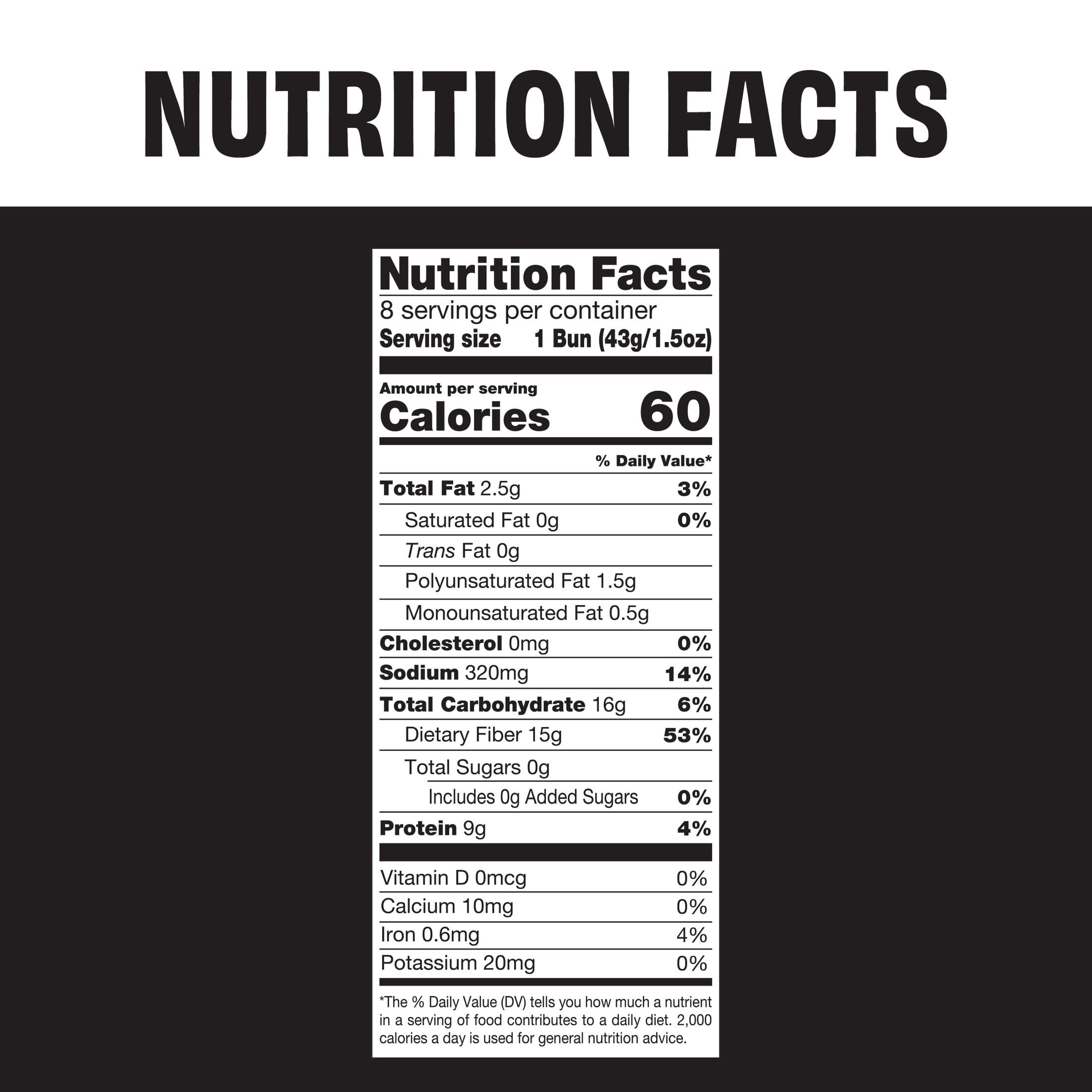 Nature's Own Life Keto Soft White Burger Buns, Keto Hamburger Buns, Keto Bread Buns, 8 Count