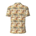thumbnail image 4 of Rocae Mushrooms And Rainbows Peace for Men's Short Sleeve Polo Shirt, Quick Drying Performance Moisture Wicking Sports Men's Golf Shirt XX-Large, 4 of 9