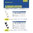 thumbnail image 2 of Rodaja Rueda Fija PVC 2 1/2In Manejo Carga Uso Rudo Surtek Surtek RVN6F, 2 of 2