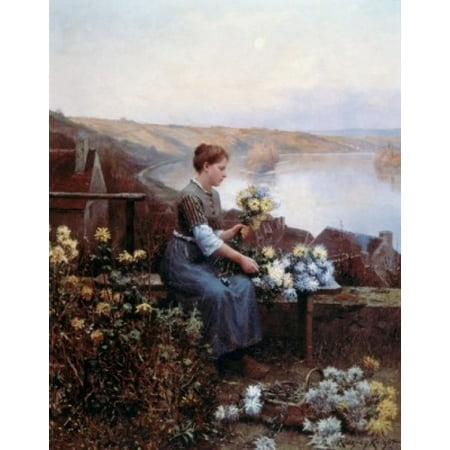 Summer Bouquets Knight Ridgway(1840-1924 American) Canvas Art - Ridgway Knight (24 x 36)