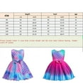 thumbnail image 4 of Girl’s Mermaid Costume Sleeveless Princess Dress Birthday Party Costume Outfits, 4 of 6