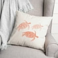 thumbnail image 3 of Creative Products Watercolor Sea Turtles 18x18 Spun Poly Pillow, 3 of 9