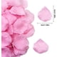 thumbnail image 5 of 1000 pétalos de rosa artificiales de seda JanHm Sin sabor para decoración de bodas rosa claro, 5 of 5