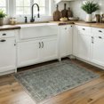 thumbnail image 3 of BERTHMEER 2'x3' Small Gray Area Rugs for Bathroom Bedroom Entryway Kitchen Dorm Entrance Non Slip Washable Vintage Traditional Oriental Accent Distressed Rugs, 3 of 7