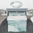 thumbnail image 2 of Designart '3D Light Blue Abstract Architecture' Modern & Contemporary Bedding Set - Duvet Cover & Shams, 2 of 4