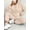 Apricot color, variant on Women'S Oversized Sweatshirt & Joggers Set Cozy Cable Knit Loungewear, Trendy Winter Christmas Outfit Long Pants And Long-Sleeved Home Wear Set Grey XL