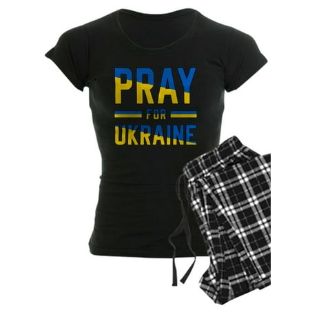 

CafePress - Pray For Ukraine Pajamas - Women s Dark Pajamas