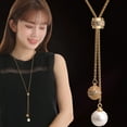 thumbnail image 2 of Collar de suéter Sonducket para mujer con Diseño simple color Oro, 2 of 6