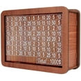 thumbnail image 4 of Wooden Money Box Money Bank, Wooden Cash Saver Money Box, Wooden Money Box with Money Target and Numbers with Counter Crafts Portable Storage Case Money Saving Box for Adults Child (E-3000 Dollar), 4 of 8