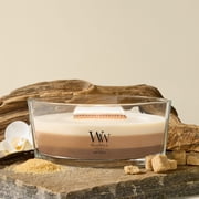 (4 pack) WoodWick Ellipse Trilogy Scented Candle, Café Sweets, 16 oz