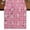 Pink, variant on Pink Pigs Burlap Cotton Table Runner 13x72 Inches Long, Checkered Farmhouse Art Plaid Elegant Animals Farmhouse Table Runners, Outdoor Dining Tablecloths Decor for Baby Shower/Party/Wedding