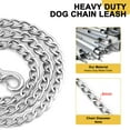 thumbnail image 6 of Didog 4ft Strong Metal Chain Dog Leash Heavy Duty Walking Leashes with Soft Padded Handle, 6 of 7