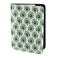 thumbnail image 2 of Pofeuu Peacock Feathers1 Print Travel Document Organizer Passport Holder Men Women for Family (6.5 in x 4.5 in),Wallet Holder Credit Card Clutch Bag Case, 2 of 5