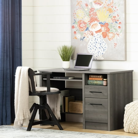 UPC: 0066311077780 | South Shore Gravity  Contemporary Desk  Medium Desk Gray