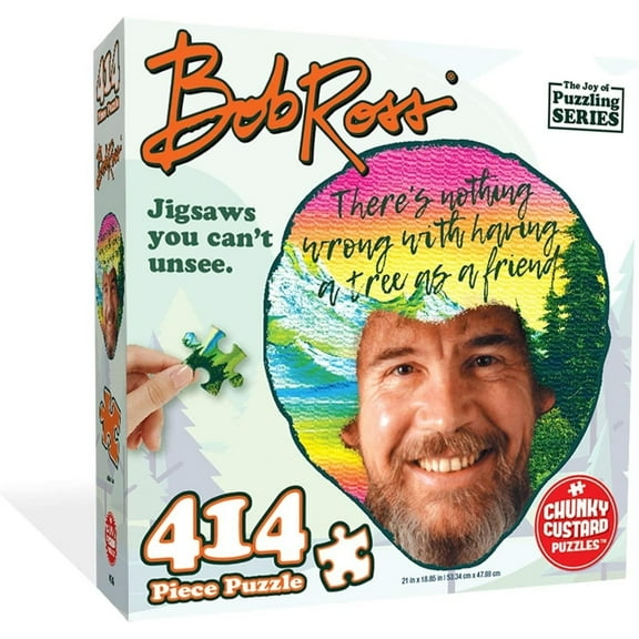 Bob Ross Trees Jigsaw Puzzle 414 Pieces Mighty Mojo Joy of Puzzling Landscape